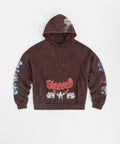 Blessed Washed Hoodie - Brown