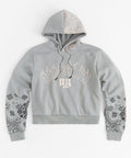 Brooklyn Women's Graphic Long Sleeve Hoodie - Grey