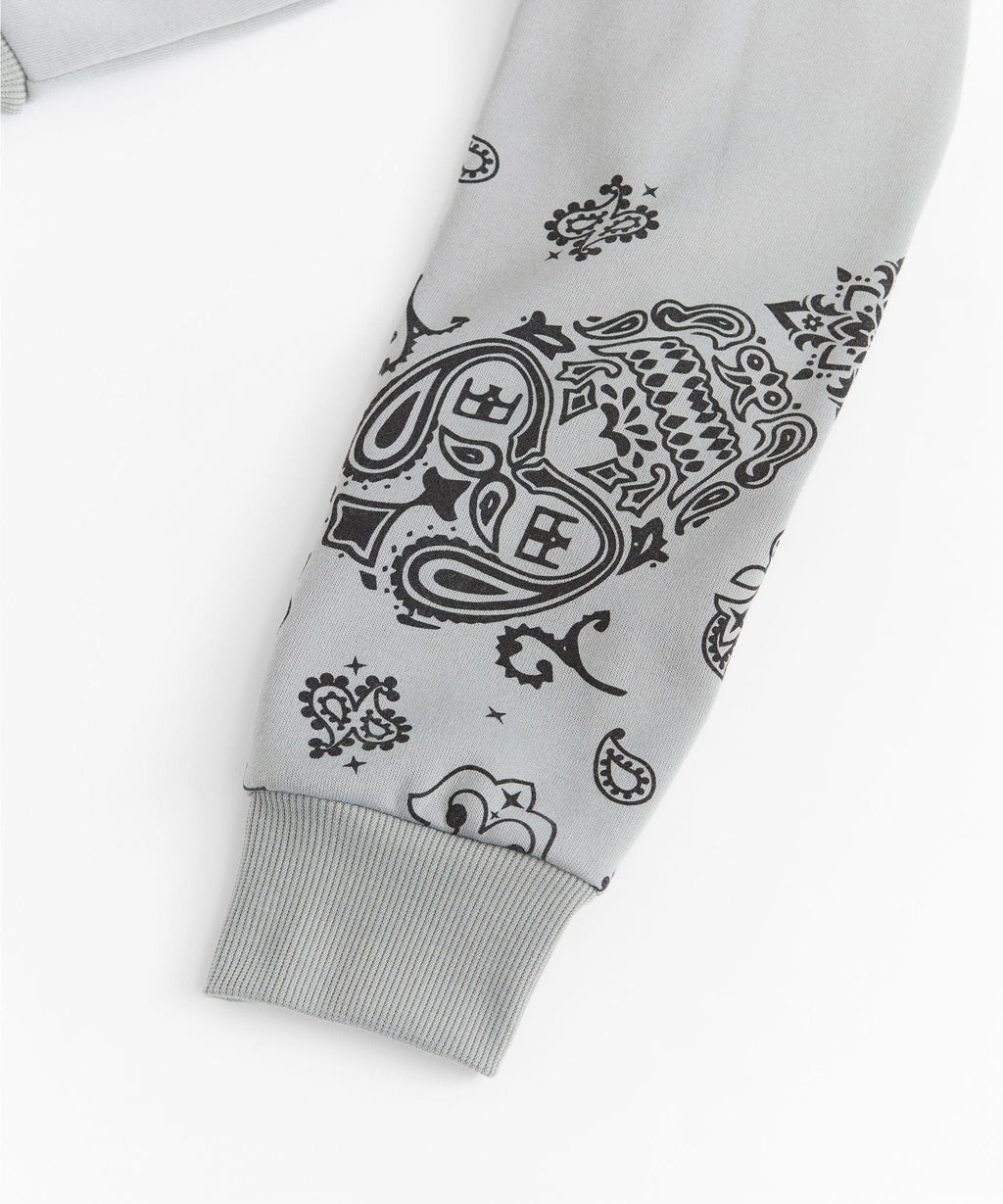 Brooklyn Women's Graphic Long Sleeve Hoodie - Grey